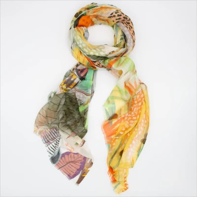 silk modal scarf